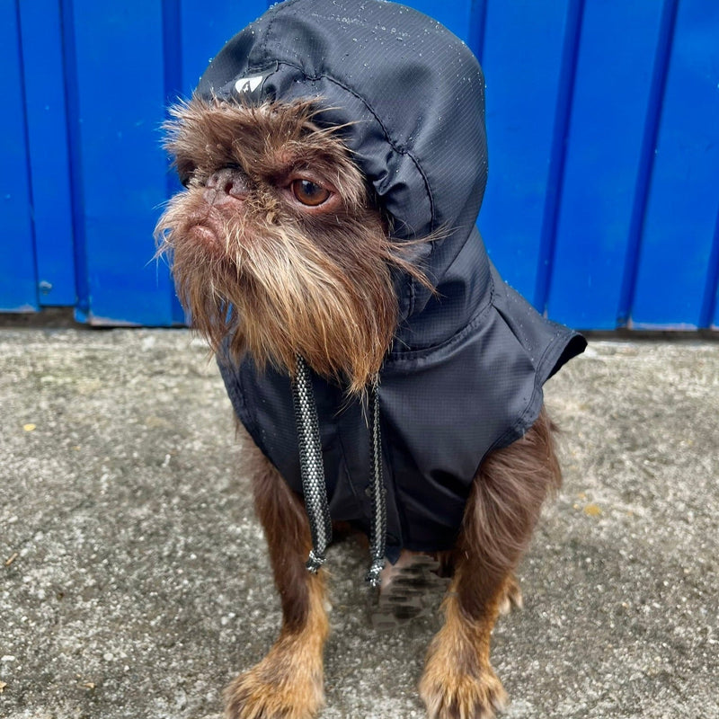 CAPA DE CHUVA CORTA VENTO - PRETA